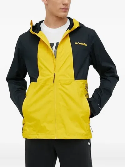 Columbia Zip-up Hooded Jacket In Blue
