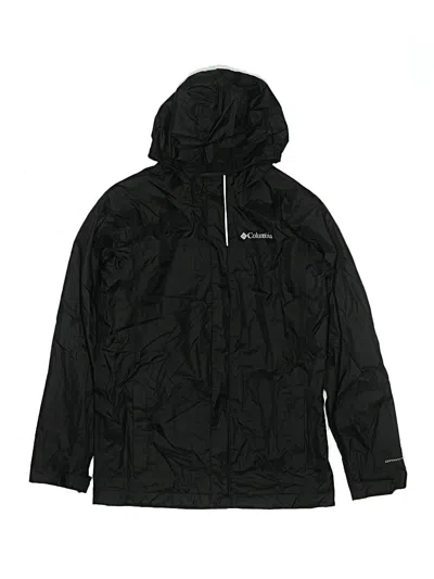 Pre-owned Columbia Kids' Zip Up Hoodie In Black