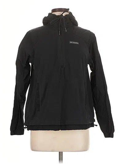 Pre-owned Columbia Zip Up Hoodie In Black