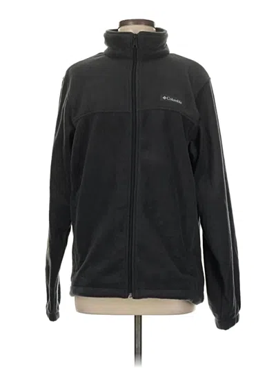 Pre-owned Columbia Zip Up Hoodie In Black