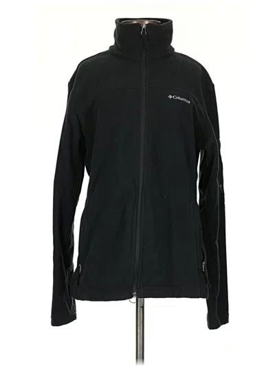 Pre-owned Columbia Zip Up Hoodie In Black
