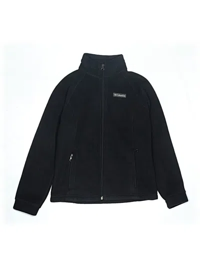 Pre-owned Columbia Kids' Zip Up Hoodie In Black