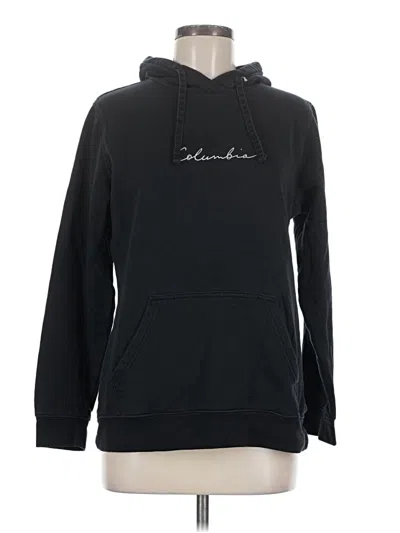 Pre-owned Columbia Zip Up Hoodie In Black