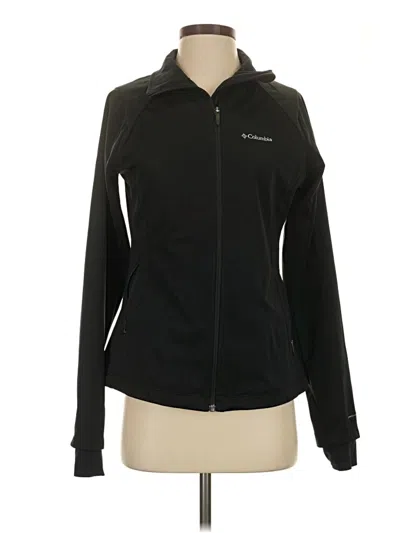 Pre-owned Columbia Zip Up Hoodie In Black