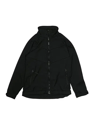 Pre-owned Columbia Kids' Zip Up Hoodie In Black