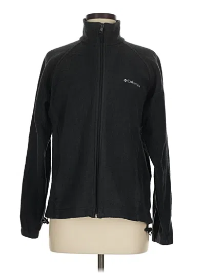 Pre-owned Columbia Zip Up Hoodie In Black