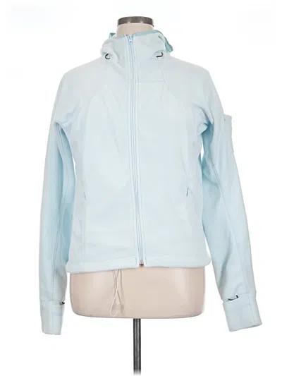 Pre-owned Columbia Zip Up Hoodie In Blue