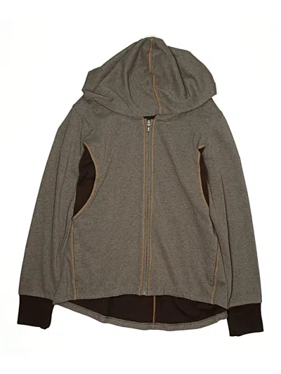 Pre-owned Columbia Kids' Zip Up Hoodie In Brown