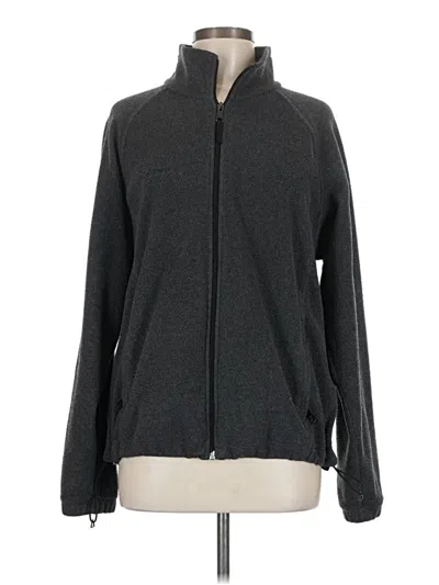 Pre-owned Columbia Zip Up Hoodie In Gray