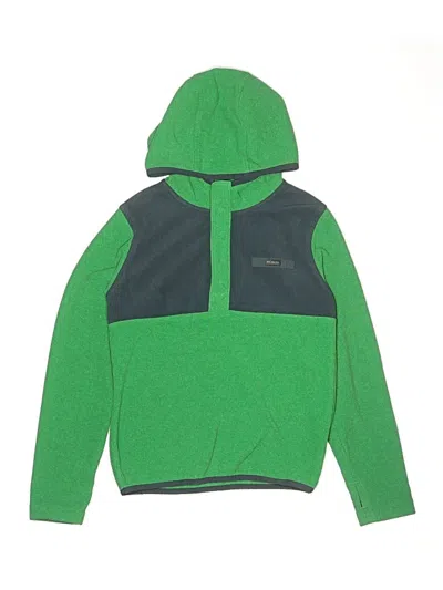 Pre-owned Columbia Kids' Zip Up Hoodie In Green