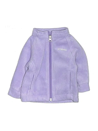 Pre-owned Columbia Babies' Zip Up Hoodie In Purple