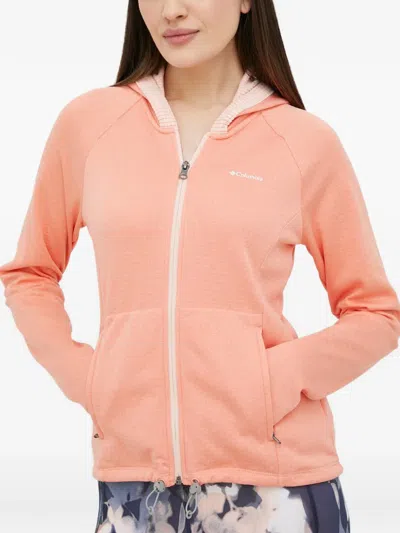 Columbia Zip-up Hoodie In Pink