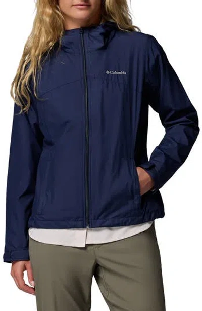 Columbia Zuma Stack Iii Water Repellent Hooded Jacket In Blue