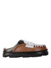 Colville Comfortable Chunky Mules In Brown