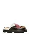 Colville College Chunky Mules In Multicolor
