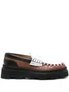 Colville College Loafers In 白色
