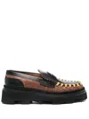 Colville College Loafers In 褐色