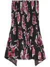 Colville Delphi Midi Skirt In 黑色
