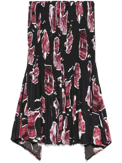 Colville Delphi Midi Skirt In 黑色