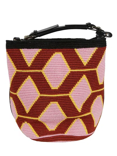 Colville Hexagon Cylinder Crossbody Bag In Multicolor