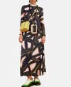 Colville Abstract-print Maxi Dress In Multicolor