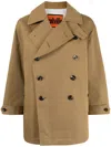 Colville Oversized Double-breasted Jacket In Brown