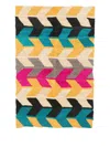 Colville Patterned Jute Rug In Multi