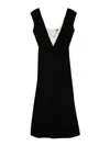 Colville Two Way Cady Maxi Dress In Black