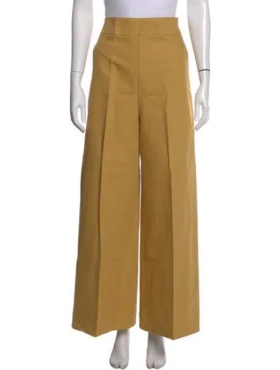 Pre-owned Colville Wide Leg Pants In Yellow