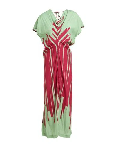 Colville Woman Maxi Dress Green Size 4 Viscose