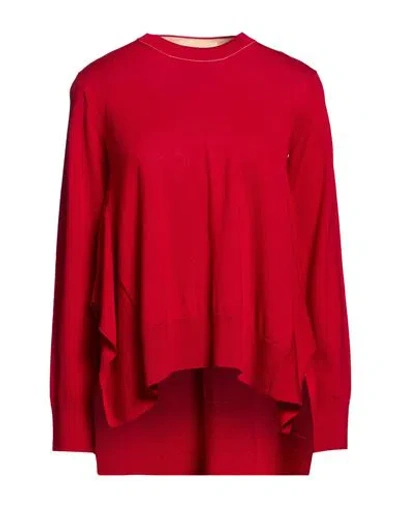 Colville Woman Sweater Red Size L Virgin Wool, Polyamide