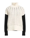 Colville Woman Turtleneck Ivory Size Xl Wool In White
