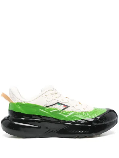 Colville X Diadora Double-dipped Sneakers In 绿色
