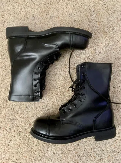 Pre-owned Combat Boots X Military Combat Boots In Black