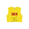 Come On Men's Yellow / Orange Tear Me Apart T-shirt In Yellow/orange