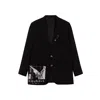 Come On Women's Black Bela Lugosi Jacket In Black