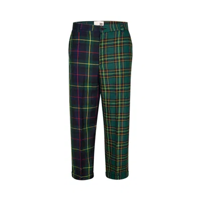 Come On Women's Green / Blue Edith Trouser Green In Green/blue