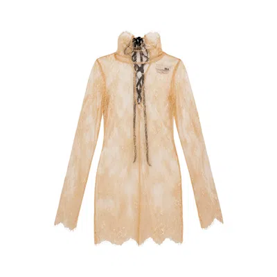 Come On Women's Neutrals Glenda Dress Nude In Brown