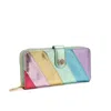 Comeco Inc Rainbow Wallet In Green In Green