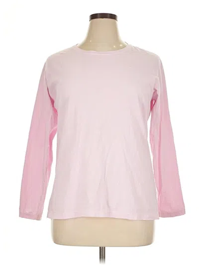 Pre-owned Comfort Colors 3/4 Sleeve T-shirt In Pink