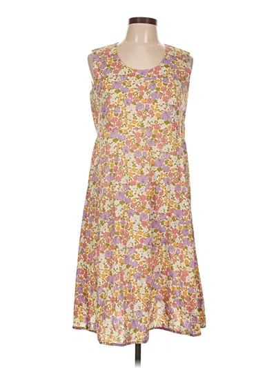 Pre-owned Comfort Colors Casual Dress In Yellow