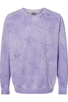 Comfort Colors Colorblast Crewneck Sweatshirt In Green