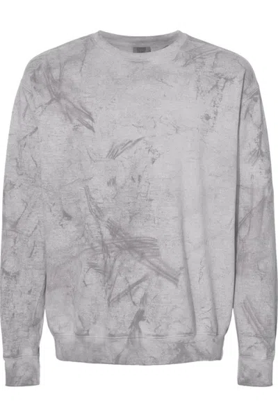 Comfort Colors Colorblast Crewneck Sweatshirt In Grey