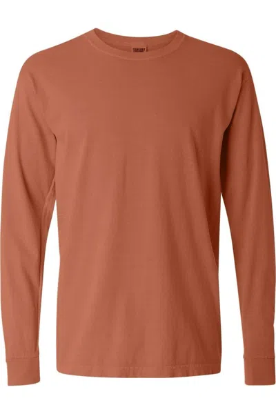 Comfort Colors Garment-dyed Heavyweight Long Sleeve T-shirt In Multi