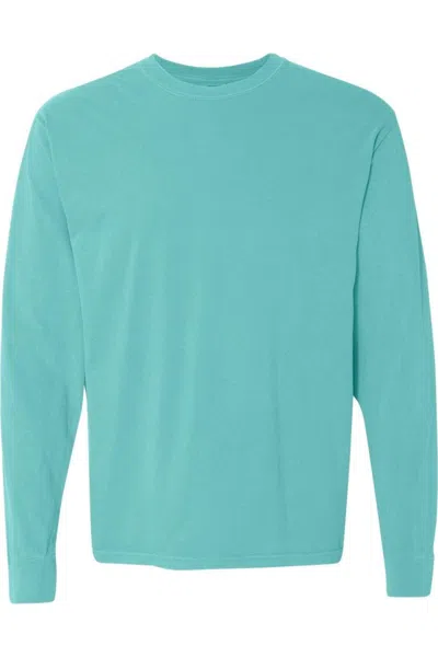 Comfort Colors Garment-dyed Heavyweight Long Sleeve T-shirt In Pink
