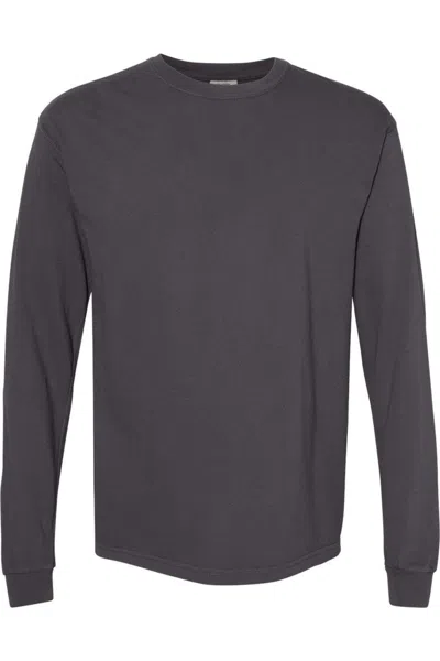 Comfort Colors Garment-dyed Heavyweight Long Sleeve T-shirt In Pink