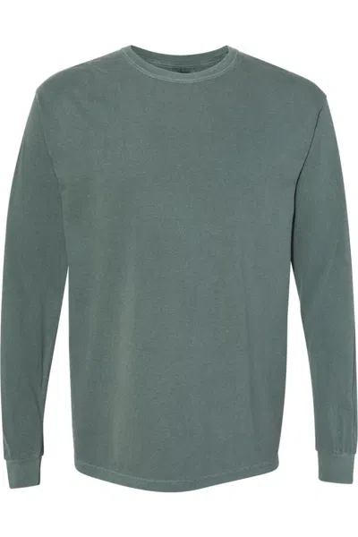 Comfort Colors Garment-dyed Heavyweight Long Sleeve T-shirt In Yellow