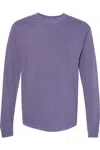 Comfort Colors Garment-dyed Heavyweight Long Sleeve T-shirt In Yellow