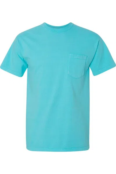 Comfort Colors Garment-dyed Heavyweight Pocket T-shirt In Pink