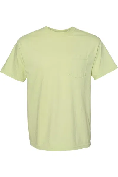 Comfort Colors Garment-dyed Heavyweight Pocket T-shirt In Yellow